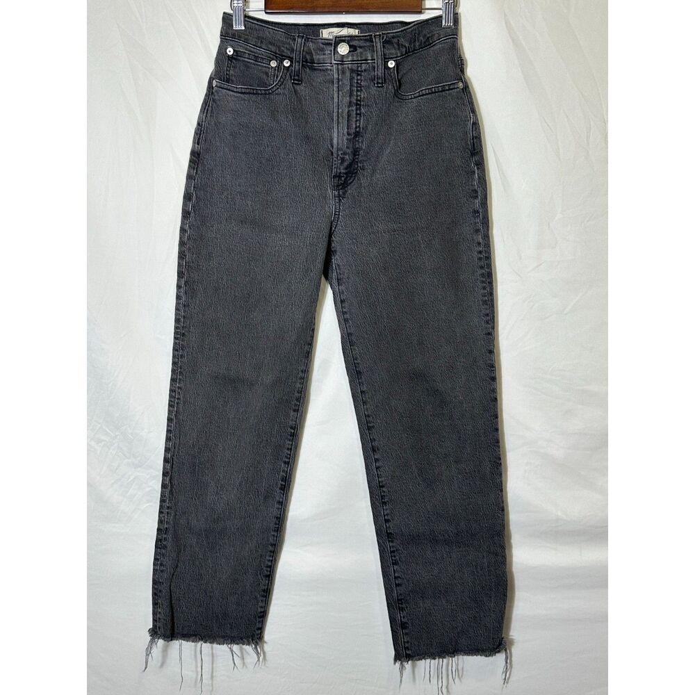 Madewell High-Rise Black Washed Jeans